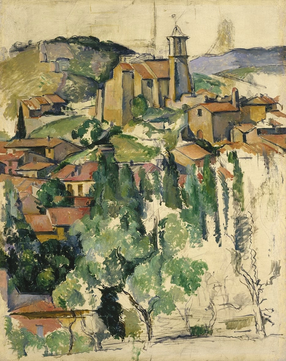 Il villaggio di Gardanne , 1885
